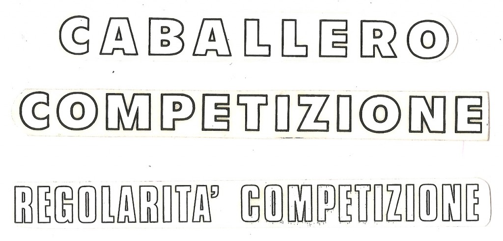 FA31 ADESIVO FANTIC ''CABALLERO COMPETIZIONE '' FA31 ADESIVO FANTIC ''CABALLERO COMPETIZIONE ''